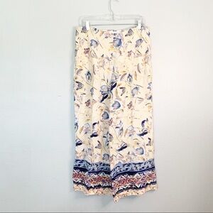 RAFFAELLO ROSSI NINETTE Wide Leg Floral Pants